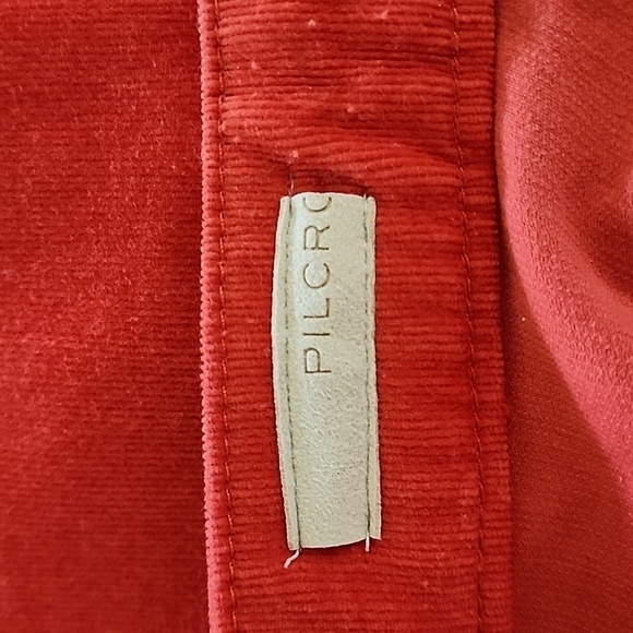 NWT Pilcro Anthropologie High Rise Skinny Red Corduroy Pants Size 31‎ - Picture 11 of 14